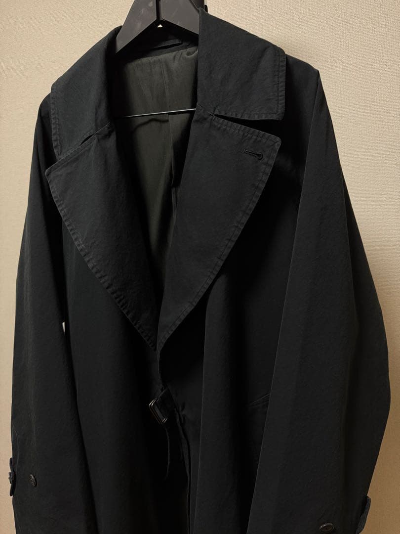 comoli 2022ss ウォッシュドタイロッケンコート size2