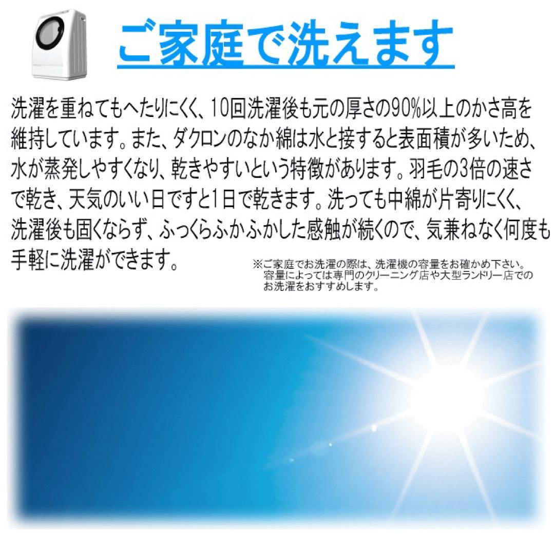掛け布団 クイーン ダクロン ダウンライク アレルギー対策 掛布団 日本製