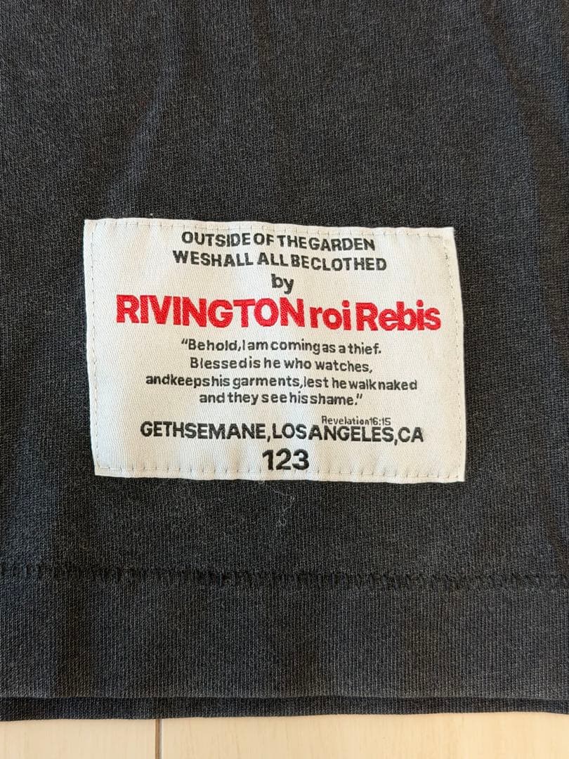 RRR123 Fear Of God ロンT 黒 長袖Tシャツ XL 試着のみ