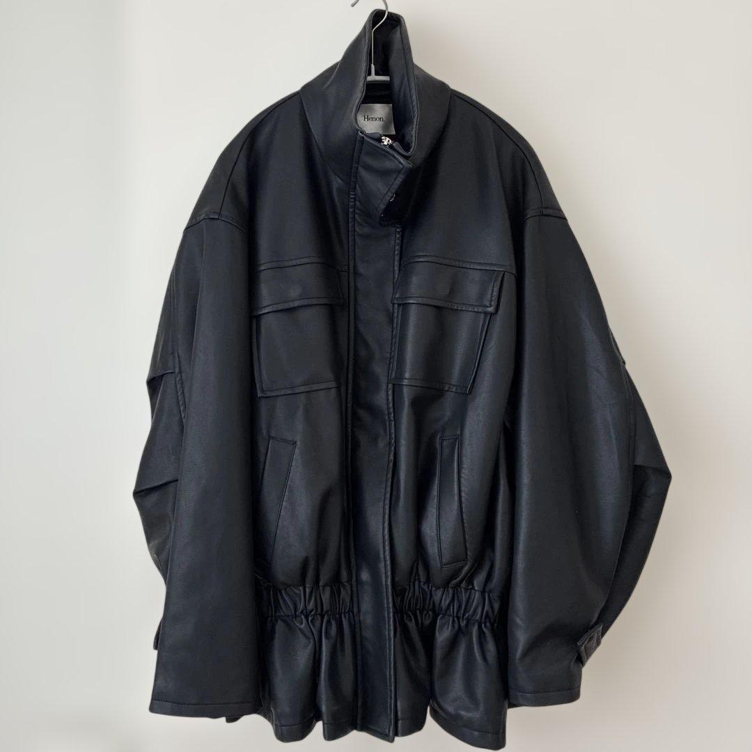 ジャケット・アウター Henon.GATHERING OVER BLOUSON