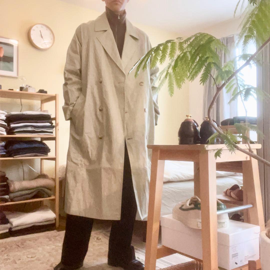 ★SALE!!★ GALERIE VIE チンツリネン オーバートレンチコート
