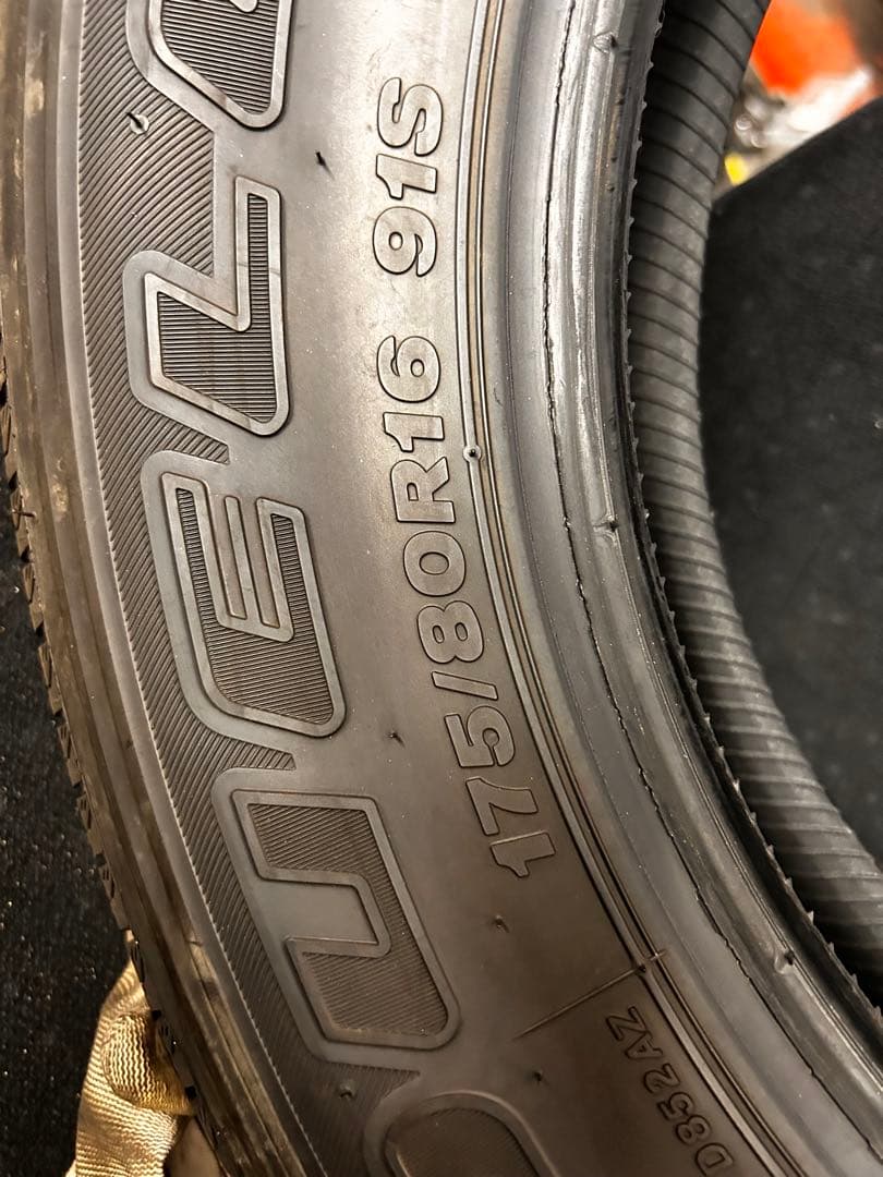 タイヤ・ホイール BRIDGESTONE 175/80R16 91S DUELER