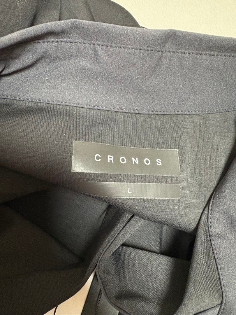 【新品未使用】cronosブラック長袖シャツ
