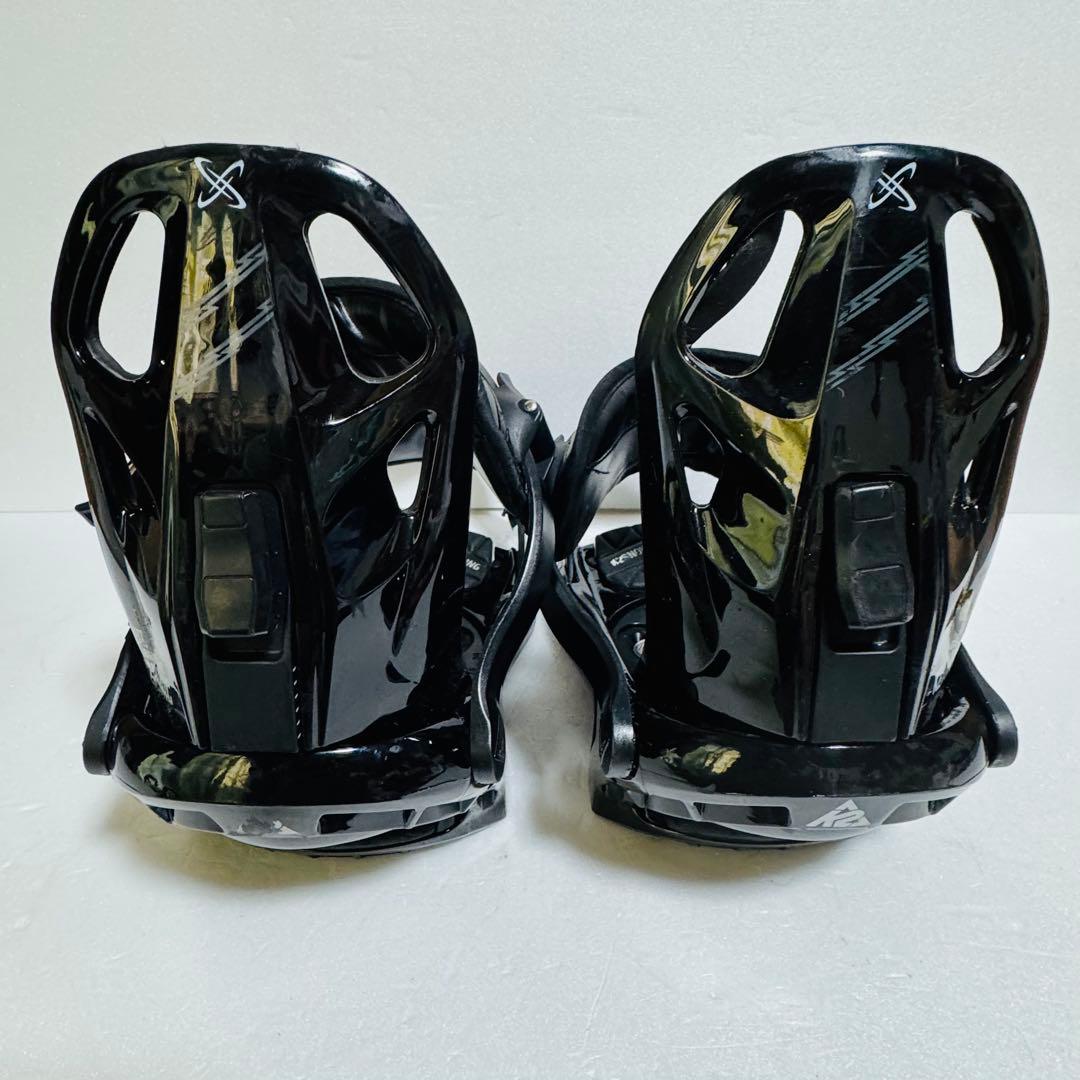 K2 mサイズスノーボードビンディング ブラック 黒色格安特価激安初心者
