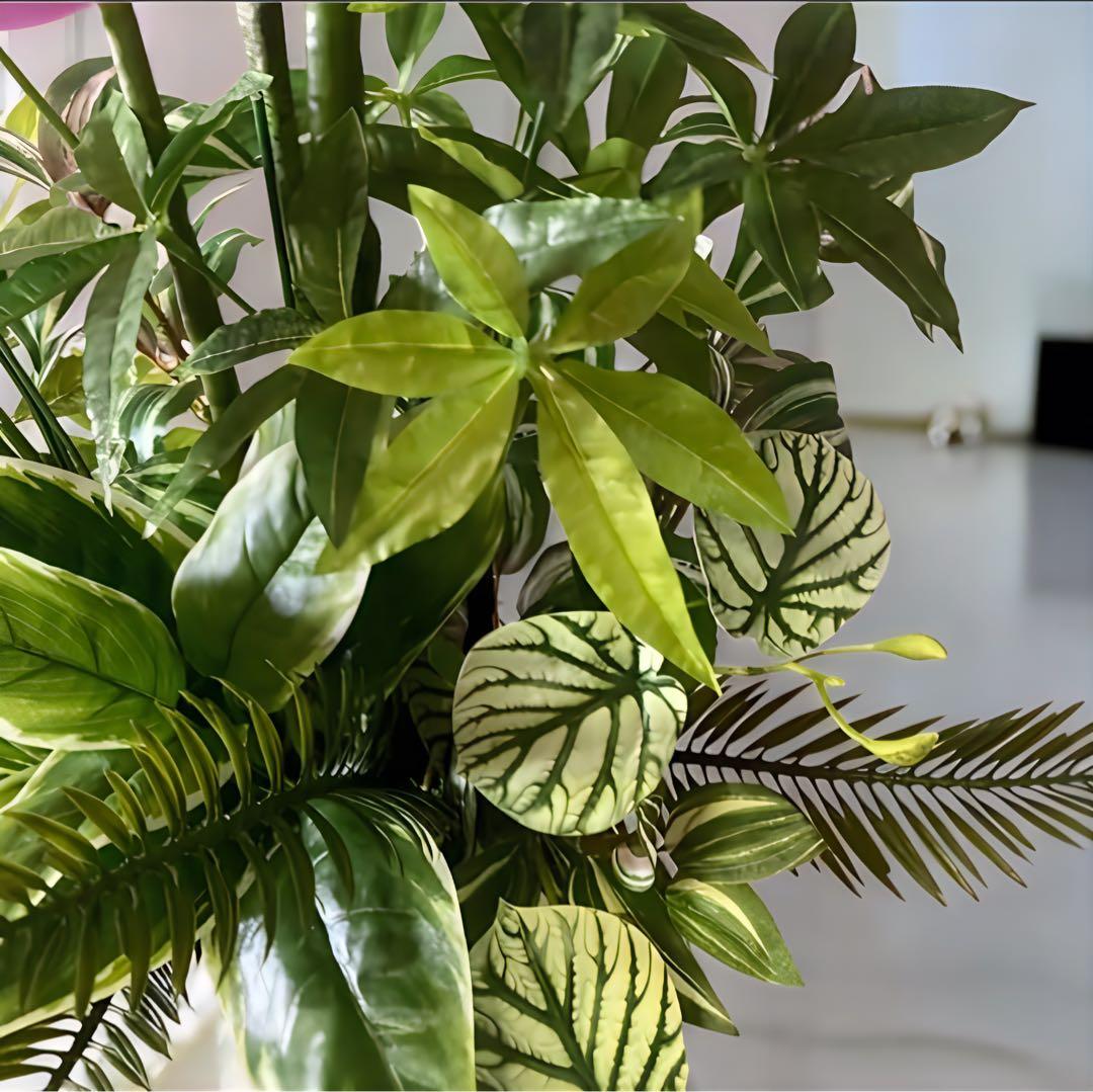 光触媒　人工観葉植物　ウォールグリーン　フェイクグリーン　リアル胡蝶蘭アレンジ!