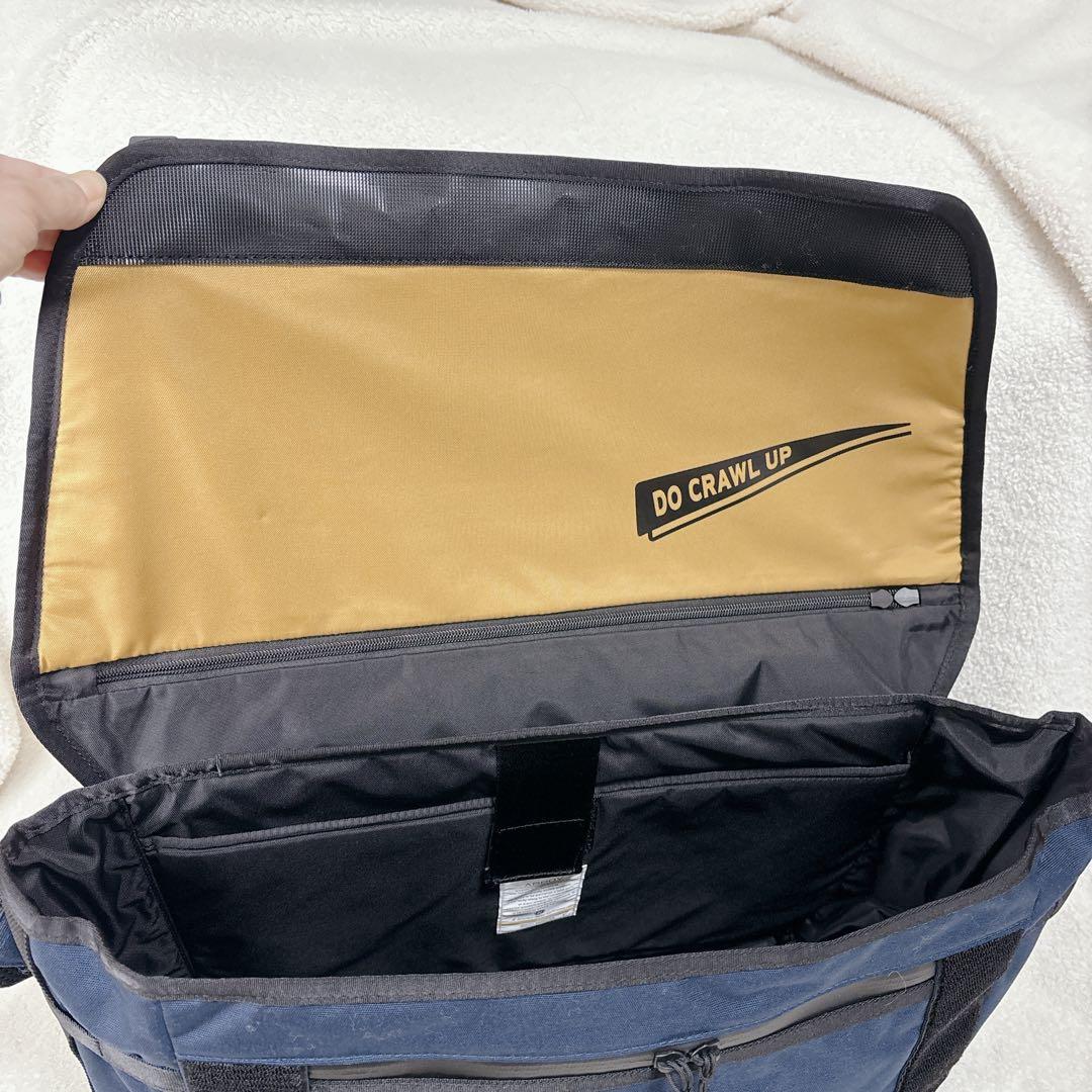 【極美品】AS2OV 330×1100D メッセンジャーバッグ　ネイビー　大容量
