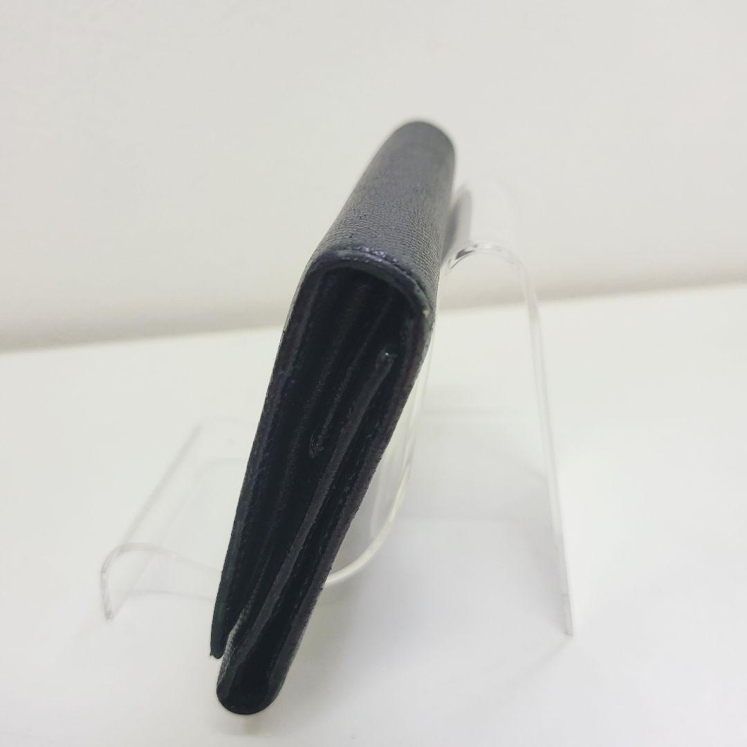 薫*様 PRADA プラダ 三つ折り財布 サフィアーノ 三角ロゴ ブラック