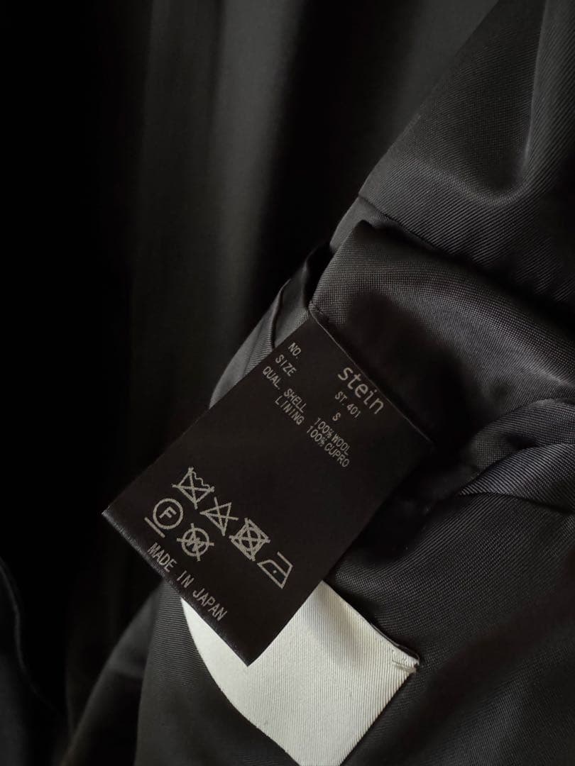 ジャケット・アウター MELTON DOUBLE BREASTED COAT BLACK