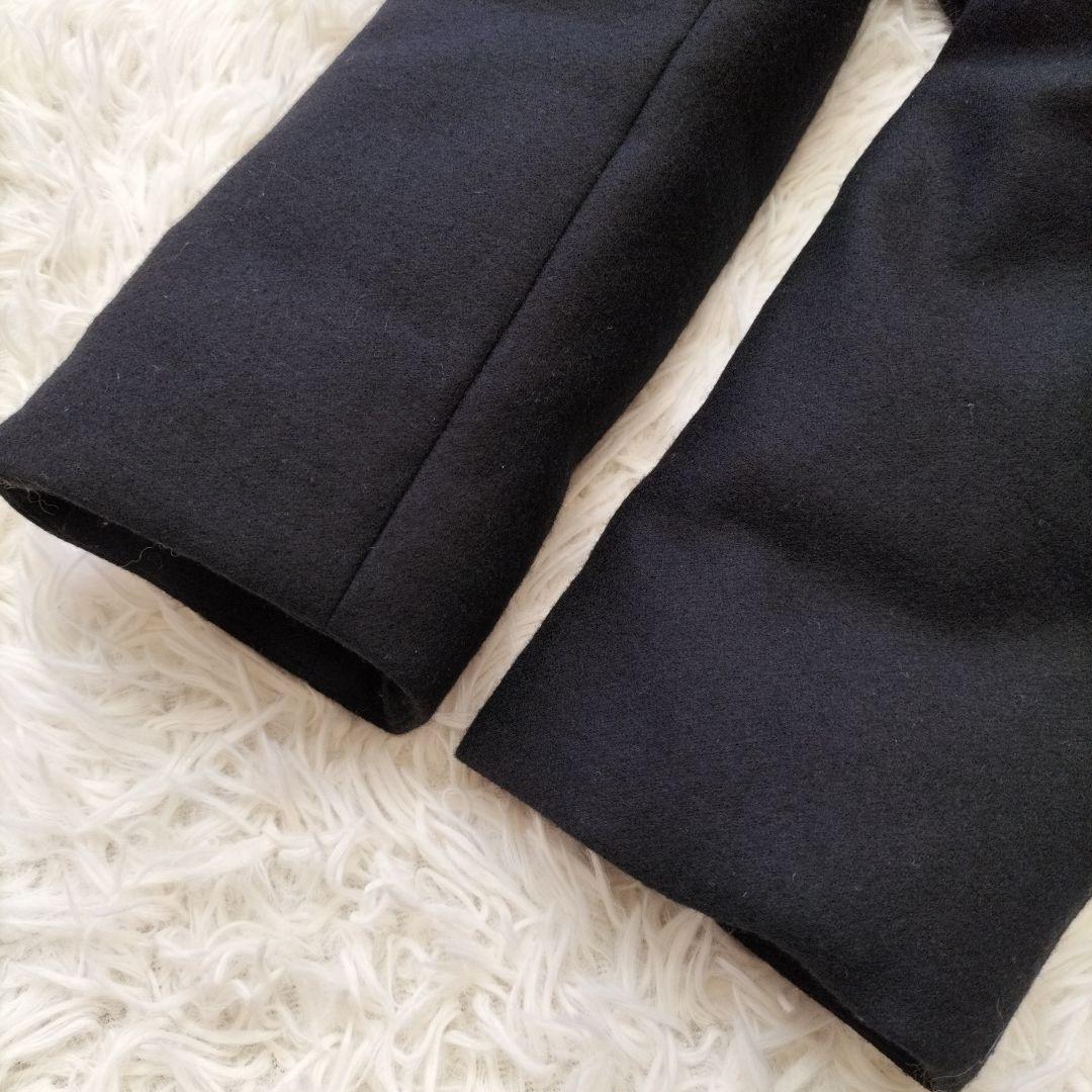 美品✨セオリー 現行タグ 切り替えダウンコート 異素材 フード付き ブラック S