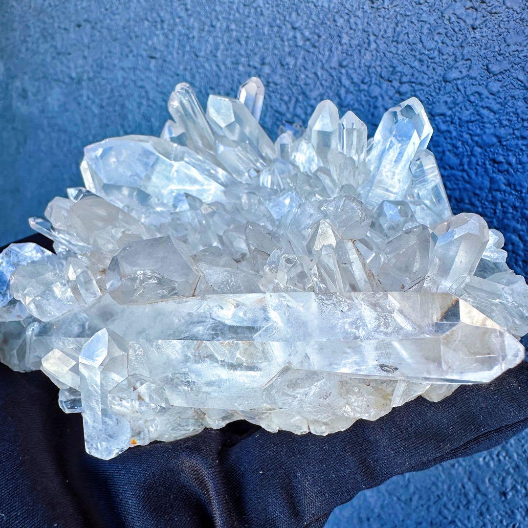 別格高級品❗️希少高透明度❗️浄化❗️超強いパワーキラキラヒマラヤクラスターA1326