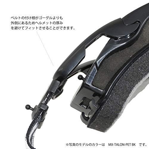 [スワンズ] 日本製 ダートゴーグル MX-TALON-M MBK マットブラm