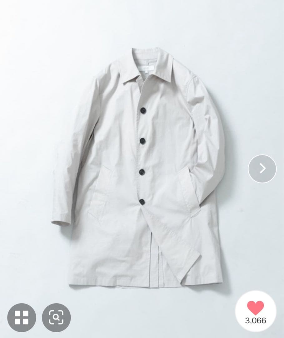グレー ボタン付き トレンチコート　URBAN RESEARCH(新品)