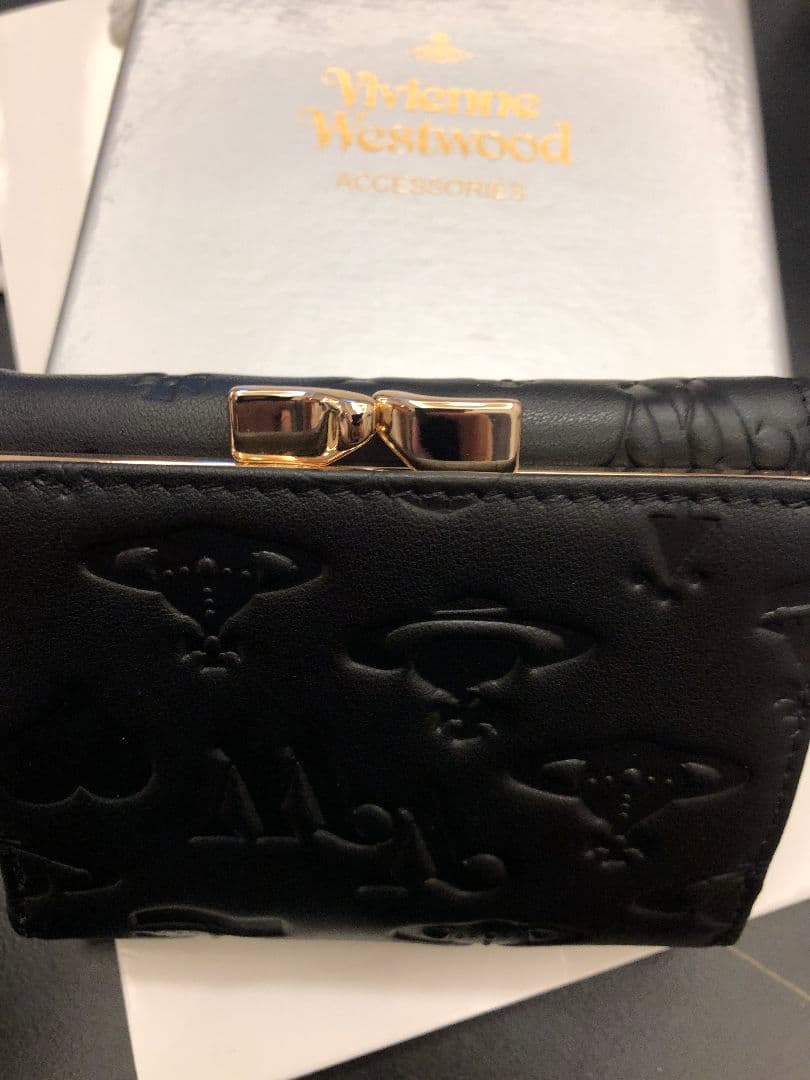 にゃん専用 Vivienne Westwood 三つ折り財布 ブラック