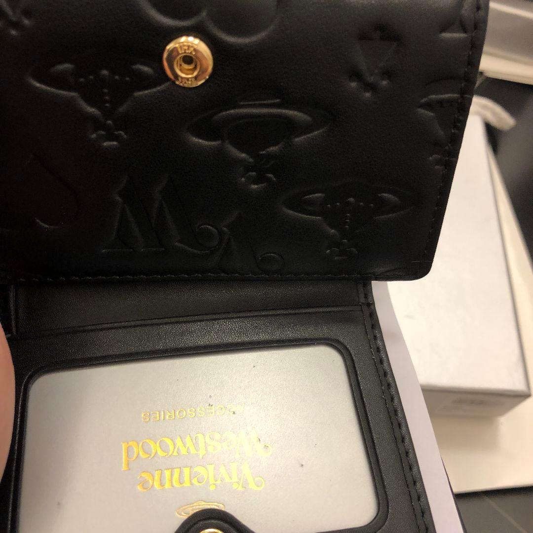 にゃん専用 Vivienne Westwood 三つ折り財布 ブラック