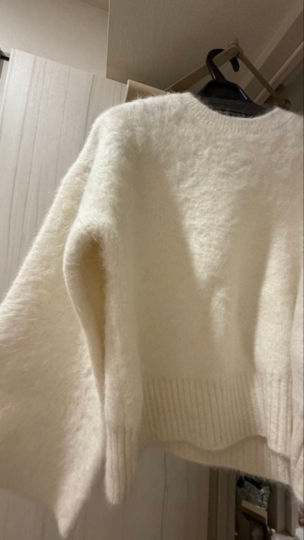 Heve Tulip Sleeve Alpaca Knit ニット完売品