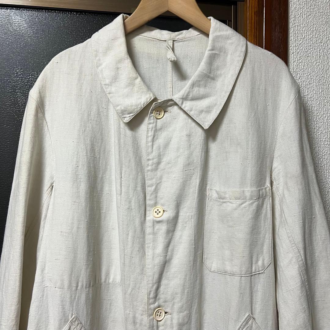 30s french vintage リネンコート ユーロヴィンテージ