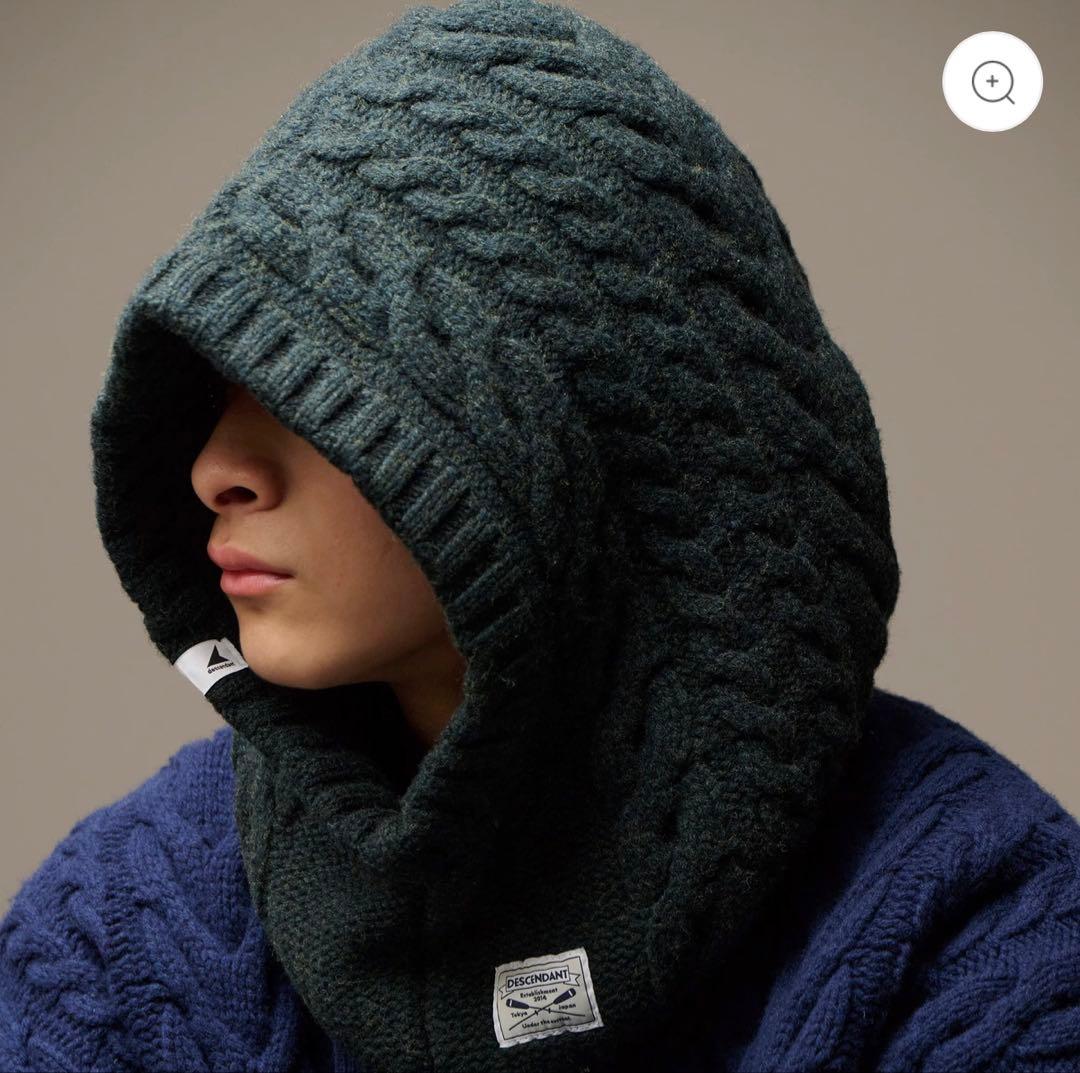 【新品未使用】DESCENDANT SPEAR HOODWORMER チャコール