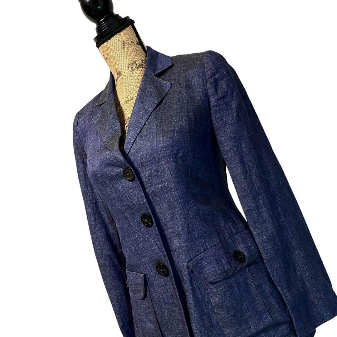 【麻100%】GIORGIO ARMANI スーツセットアップ レディース