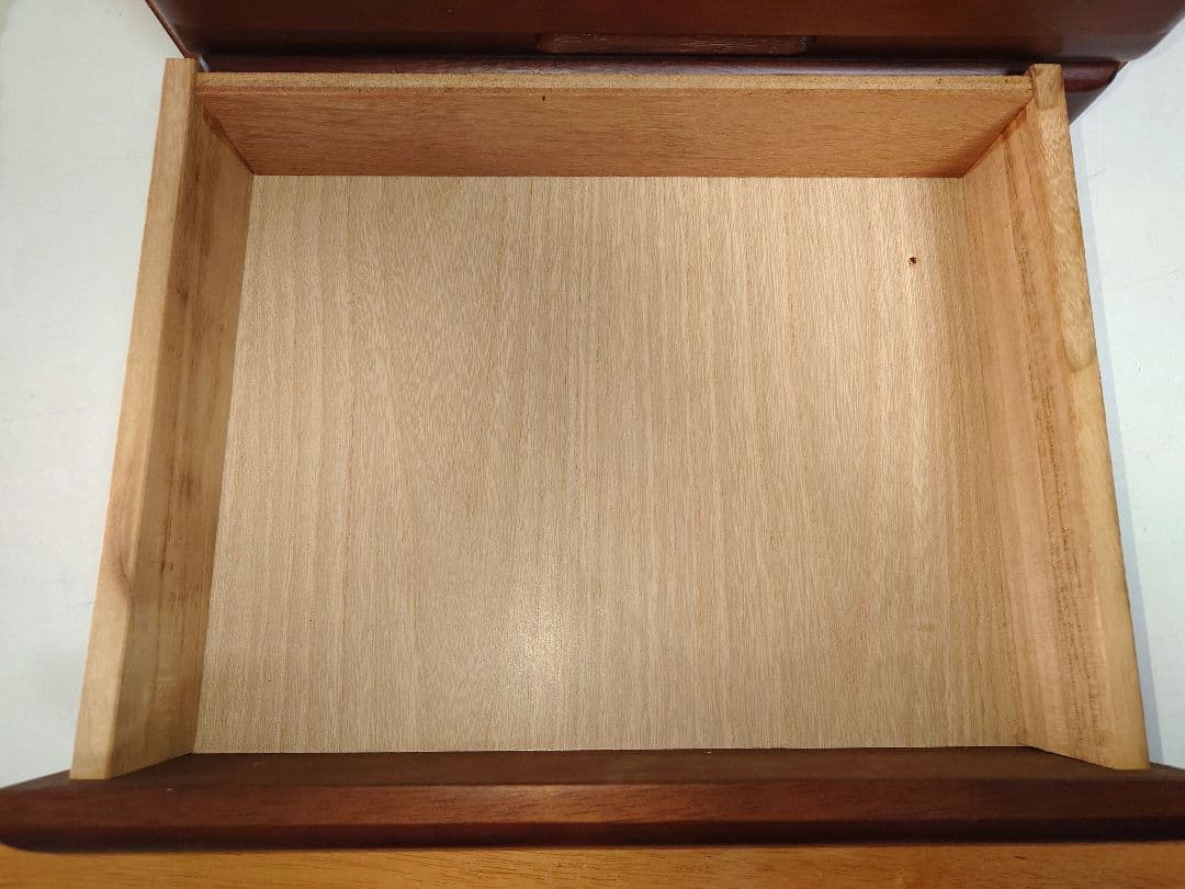 木製小物入れ ミニチェスト 花台 棚 BOXボックス 化粧板 三段 台 飾り棚①