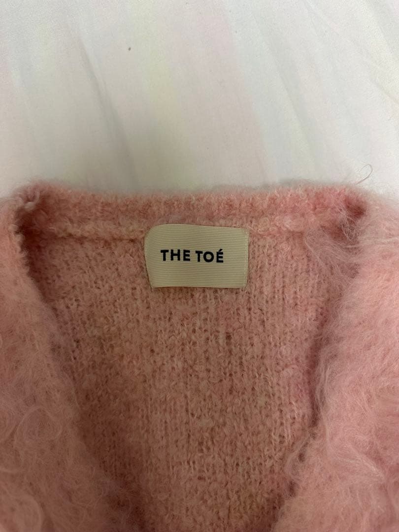 トップス thetoe Pigalle shaggy Vneck knit