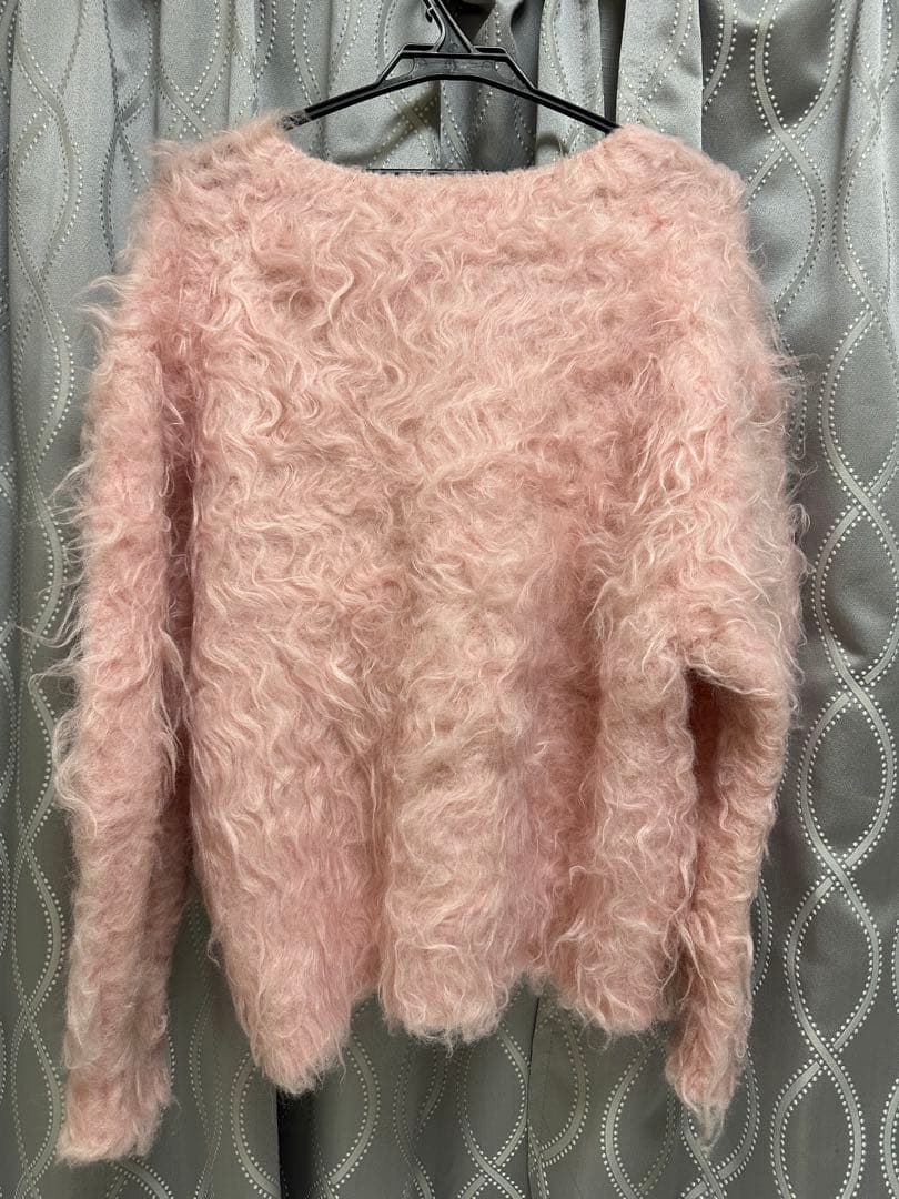 トップス thetoe Pigalle shaggy Vneck knit