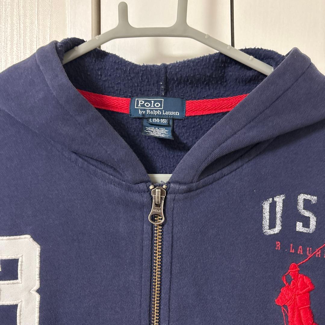 Polo by Ralph Lauren　ビッグポニージップアップパーカー