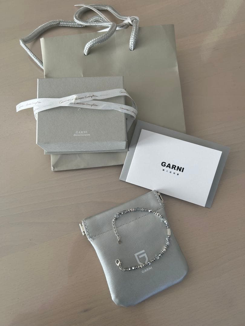 【美品】GARNI ブレスレット(梱包・購入証明書完備)