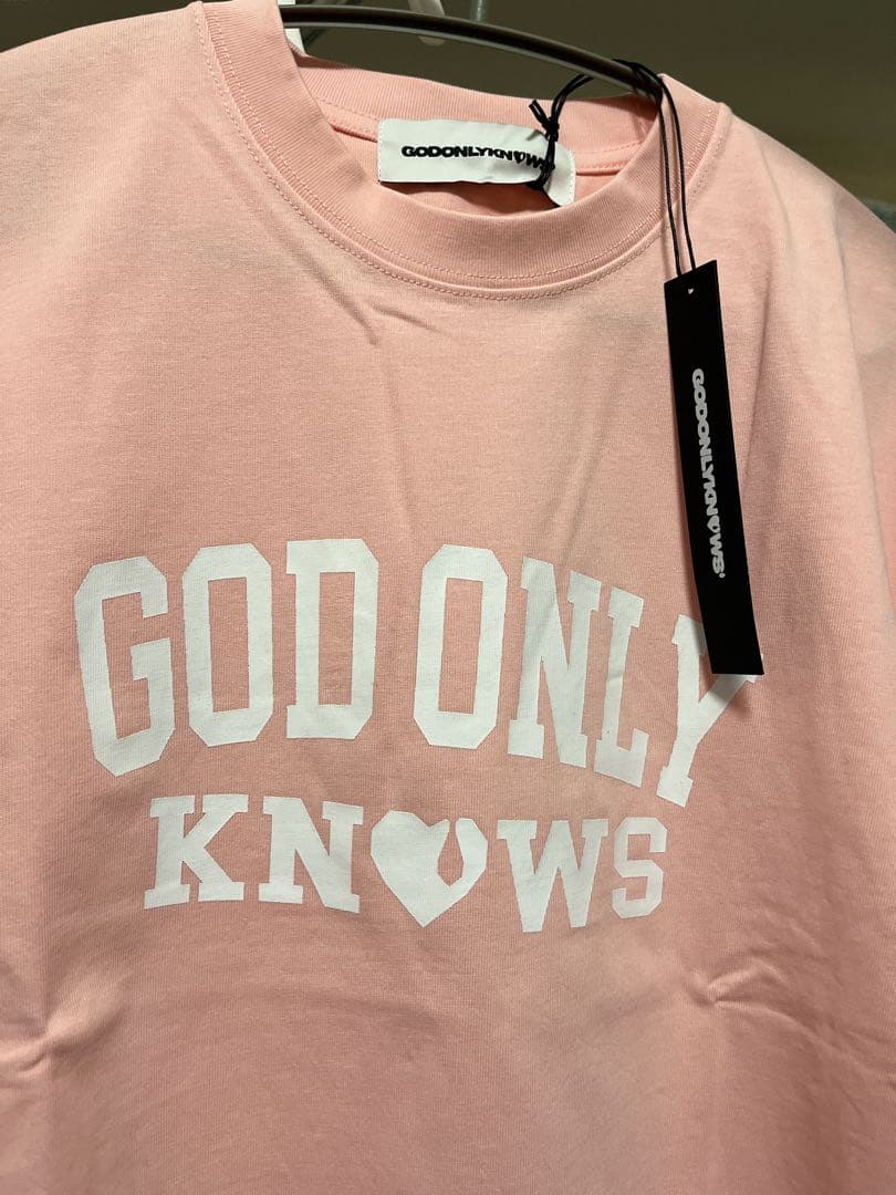 GOD ONLY KNOWS ピンク Tシャツ