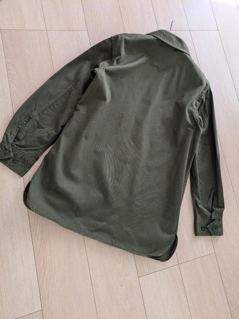 1997年製 防衛庁 官給品 旧型 陸上自衛隊 作業服上衣 OD色 希少品