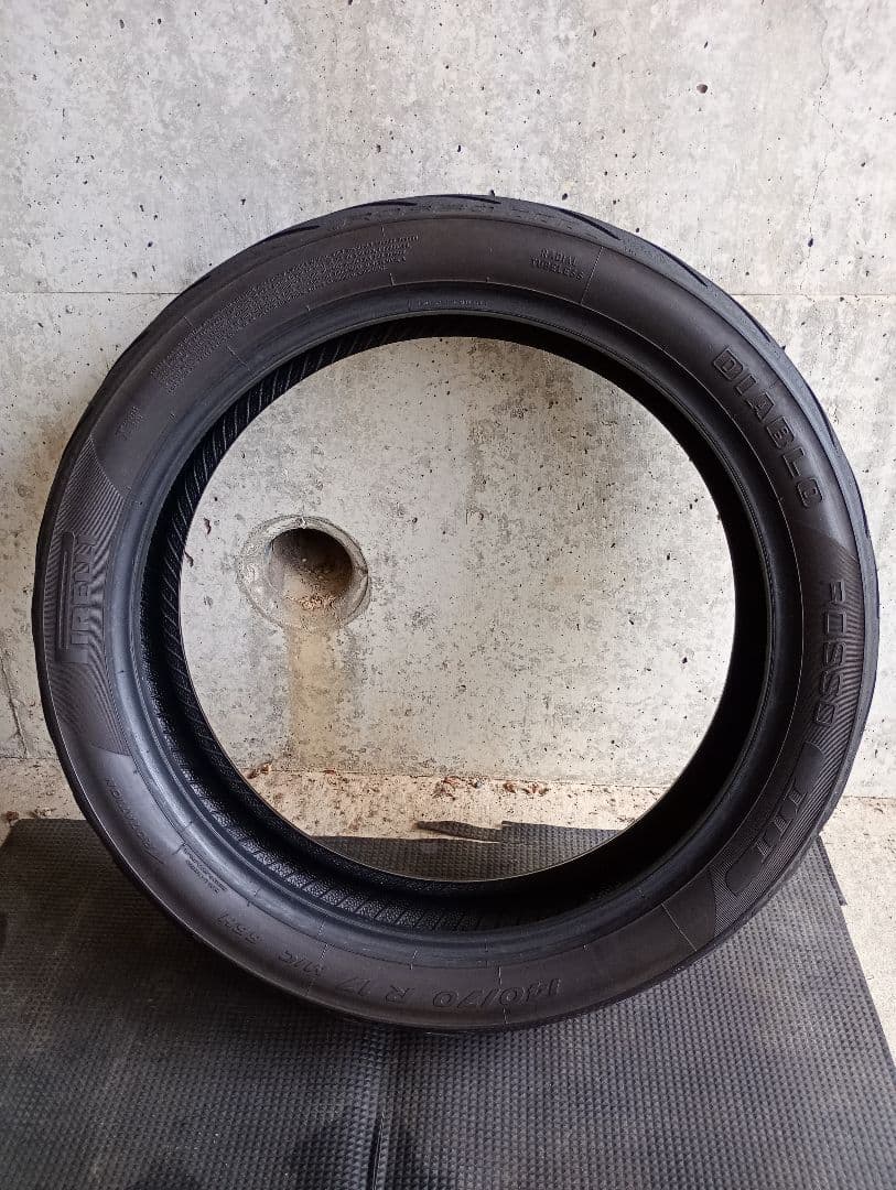 ピレリ ロッソ3 110/70R17 140/70R17 前後セット 中古溝あり
