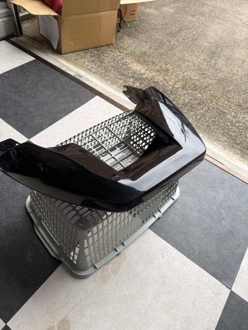 値下げ❗️希少マジェスティー250 SG20J用リアスポイラー ブラック色