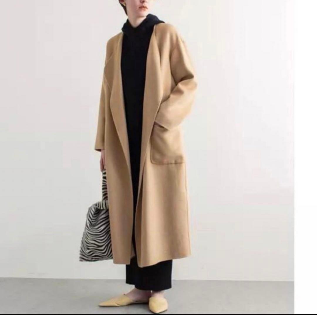 ✨大人気✨GALLARDA GALANTE ロングコート ベルテッド キャメル