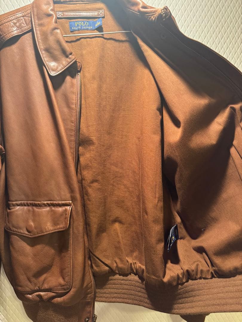 POLO RALPH LAUREN A-2 レザージャケット フライトジャケット