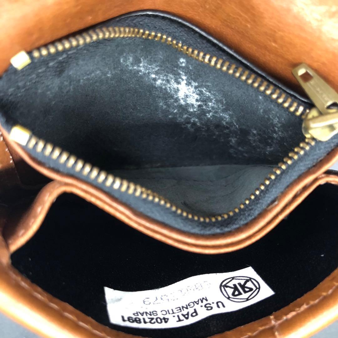 希少 COACH オールドコーチ ケース 小銭入れ レザー ライトブラウン