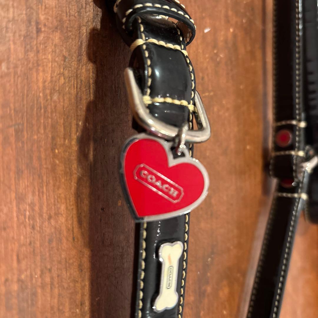 ★kai★ COACHレザー 犬用リードと首輪セット