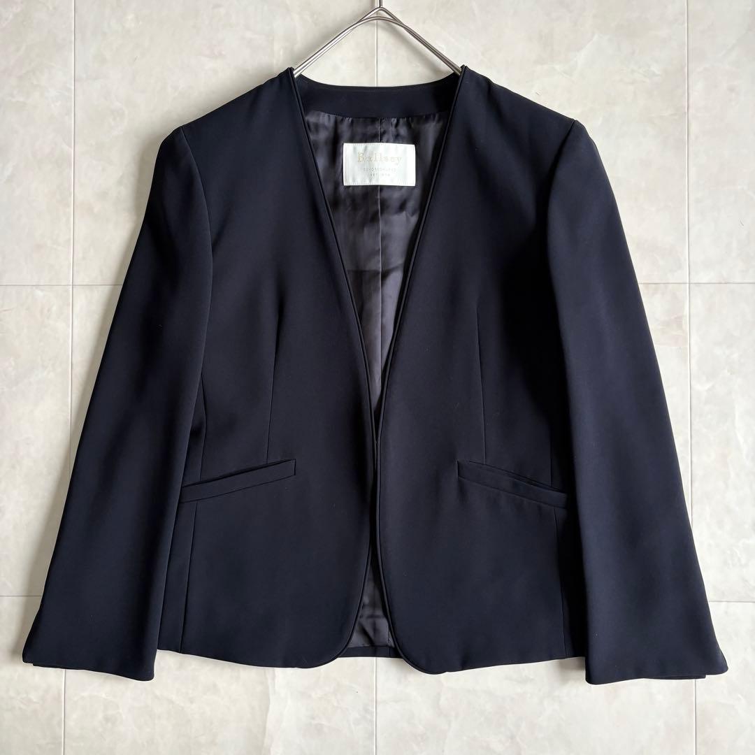 美品✨ Ballsey ドライダブルクロスセットアップ 紺 34 パンツスーツ