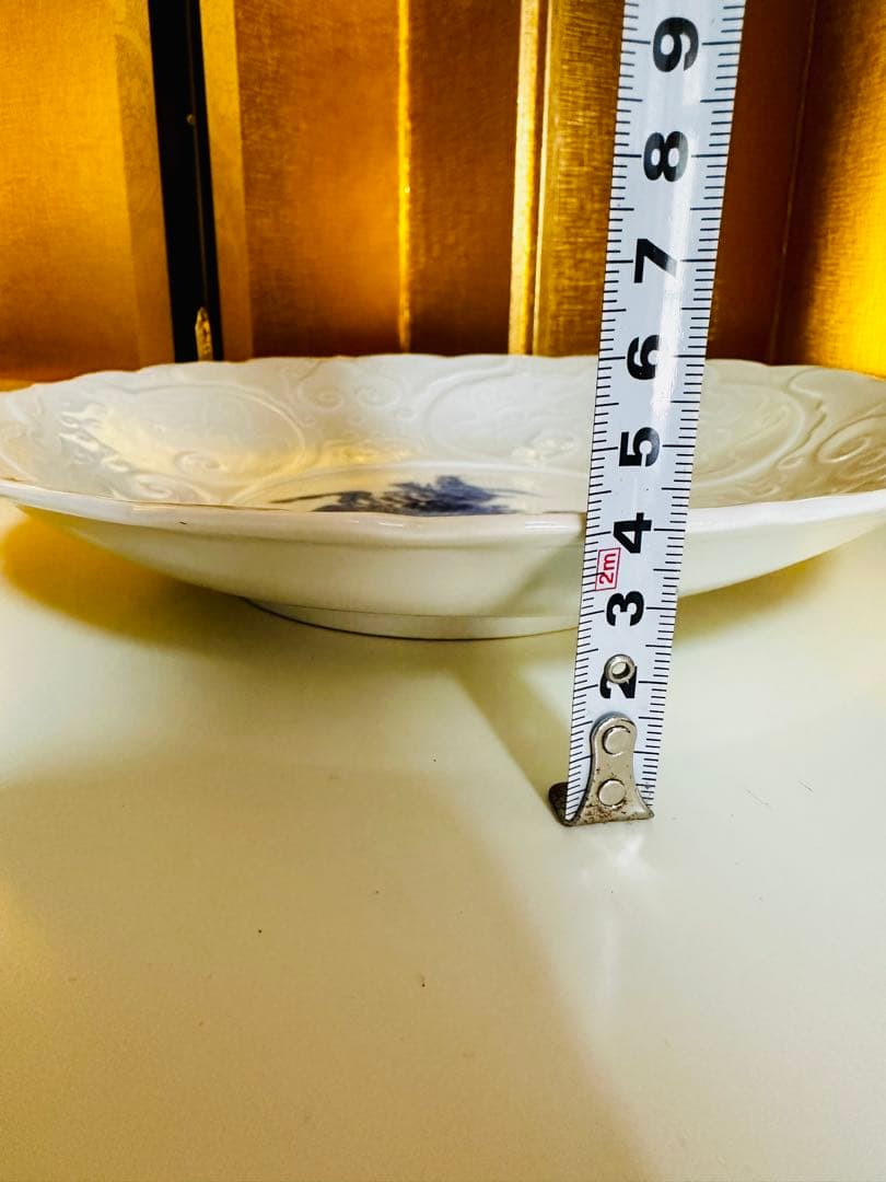 古伊万里　骨董　麒麟　白磁　中皿　大珍品　5枚