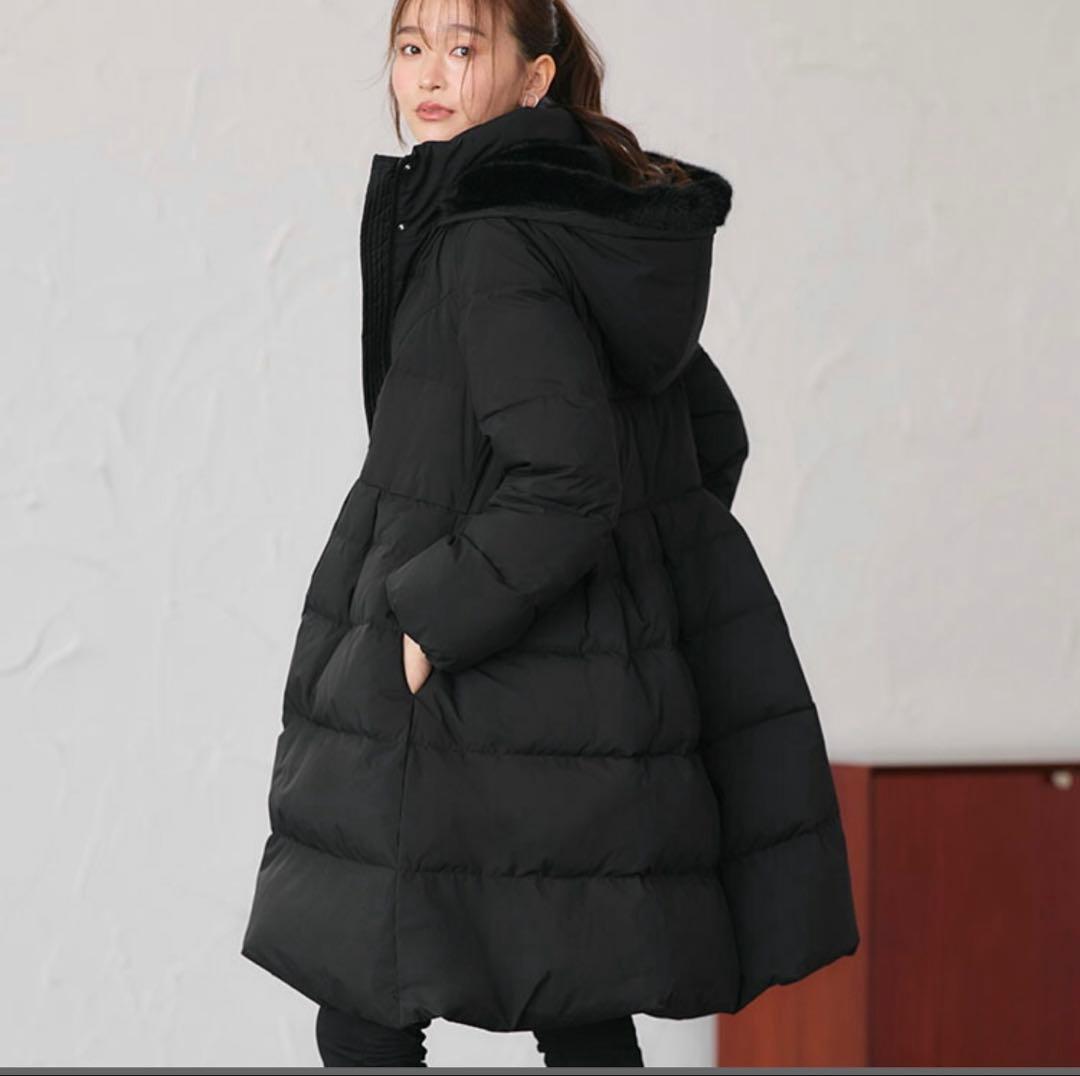 エ*️様 新品未使用　マルチway・エコファーフード ロングダウンコート(ベルト