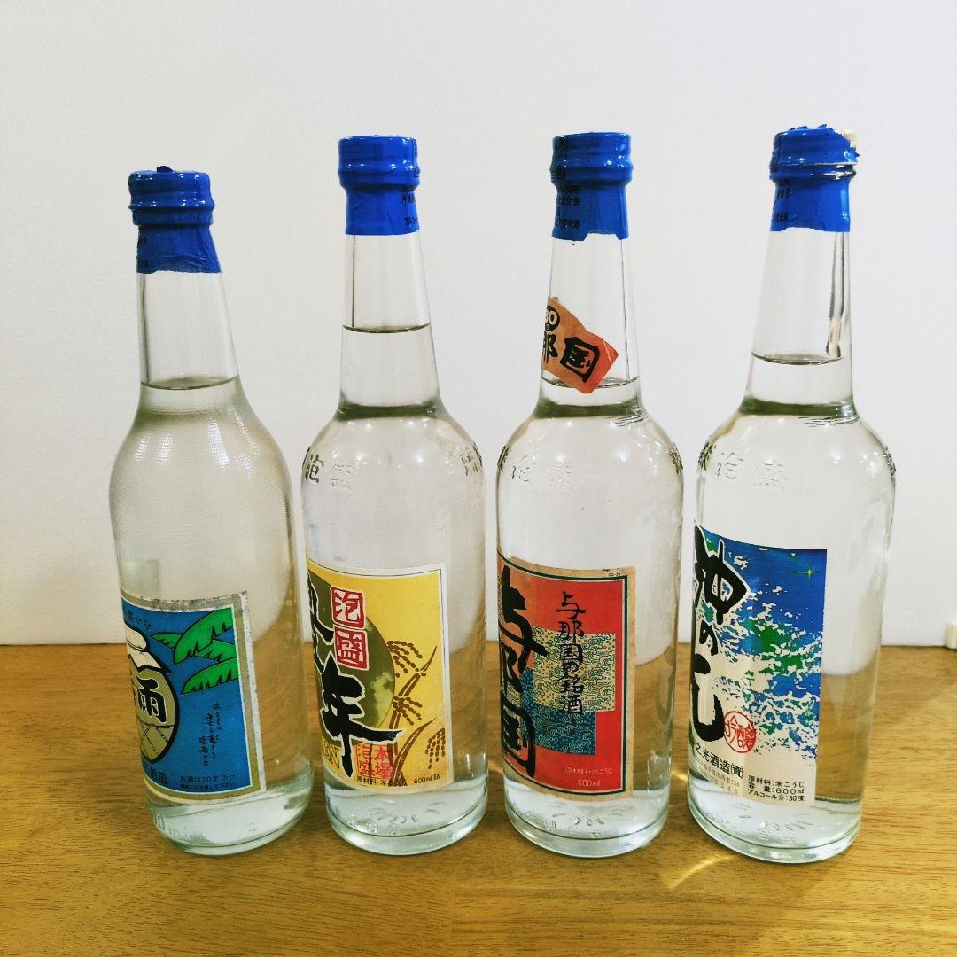本場泡盛 識名酒造 時雨 30度 600ml含め、4本セット