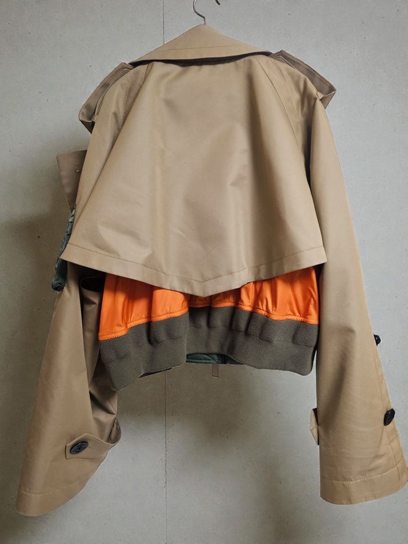 本物美品sacai Cotton Gabardine Mix Blouson