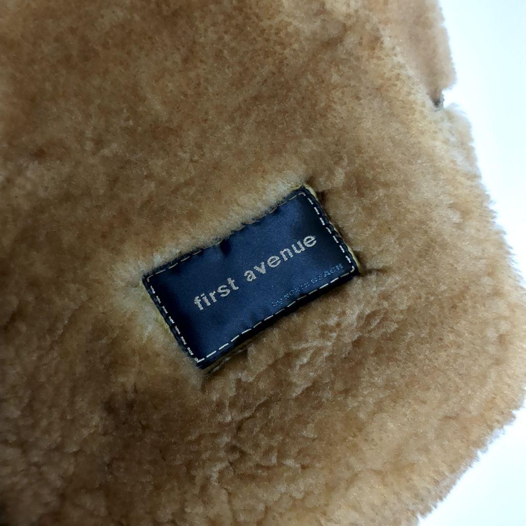 ✨ムートンジャケット✨B-3 Lサイズ first avenue ベージュ
