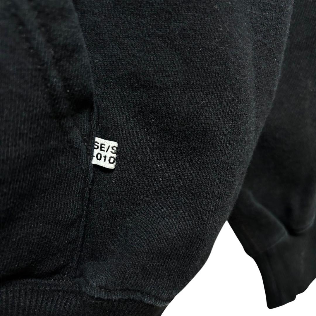 超美品 正規品 Thisisneverthat ロゴパーカー 刺繍ロゴ 黒 M