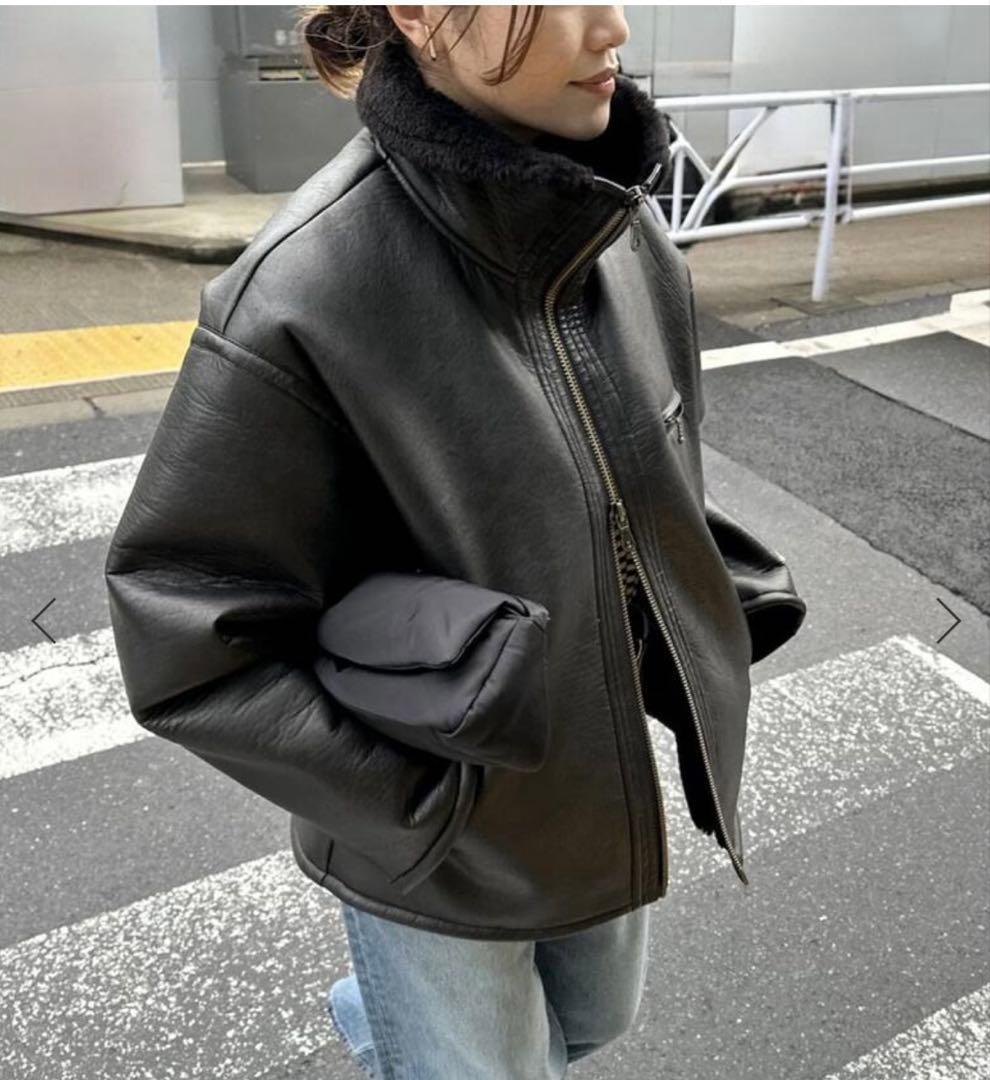 フェイクレザーボアブルゾン　JOURNAL STANDARD 新品未使用