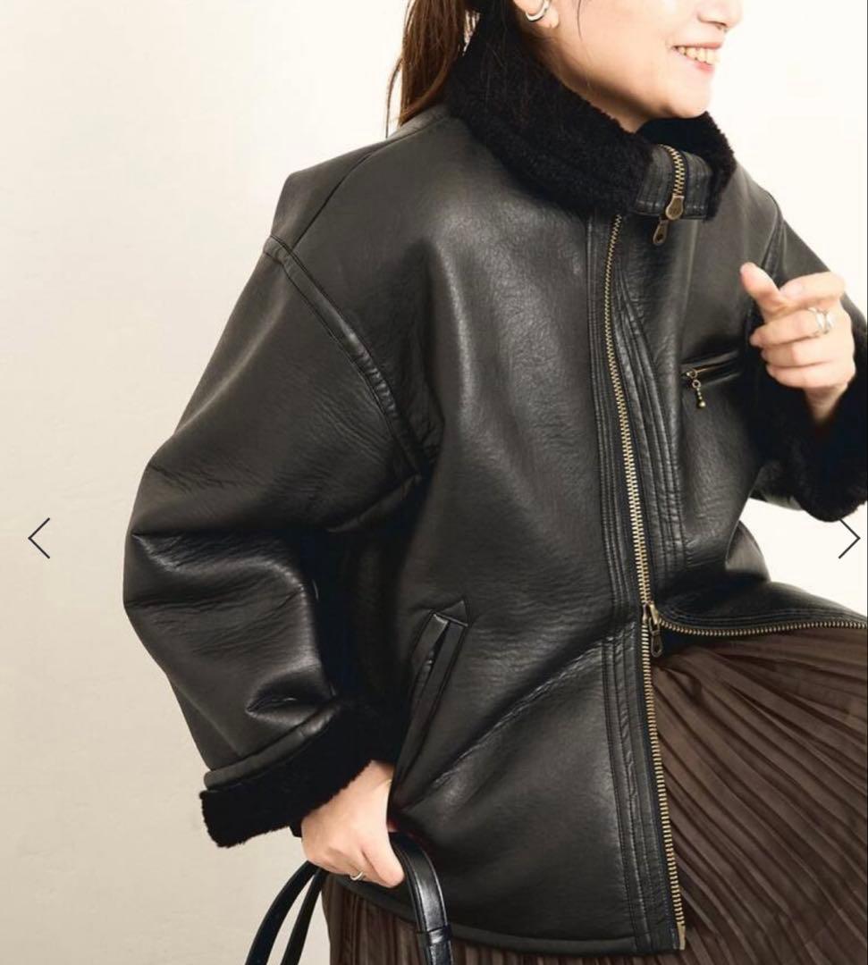 フェイクレザーボアブルゾン　JOURNAL STANDARD 新品未使用