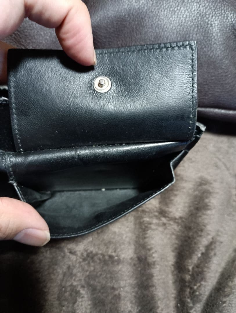 BALENCIAGA　クロコダイル二つ折り財布