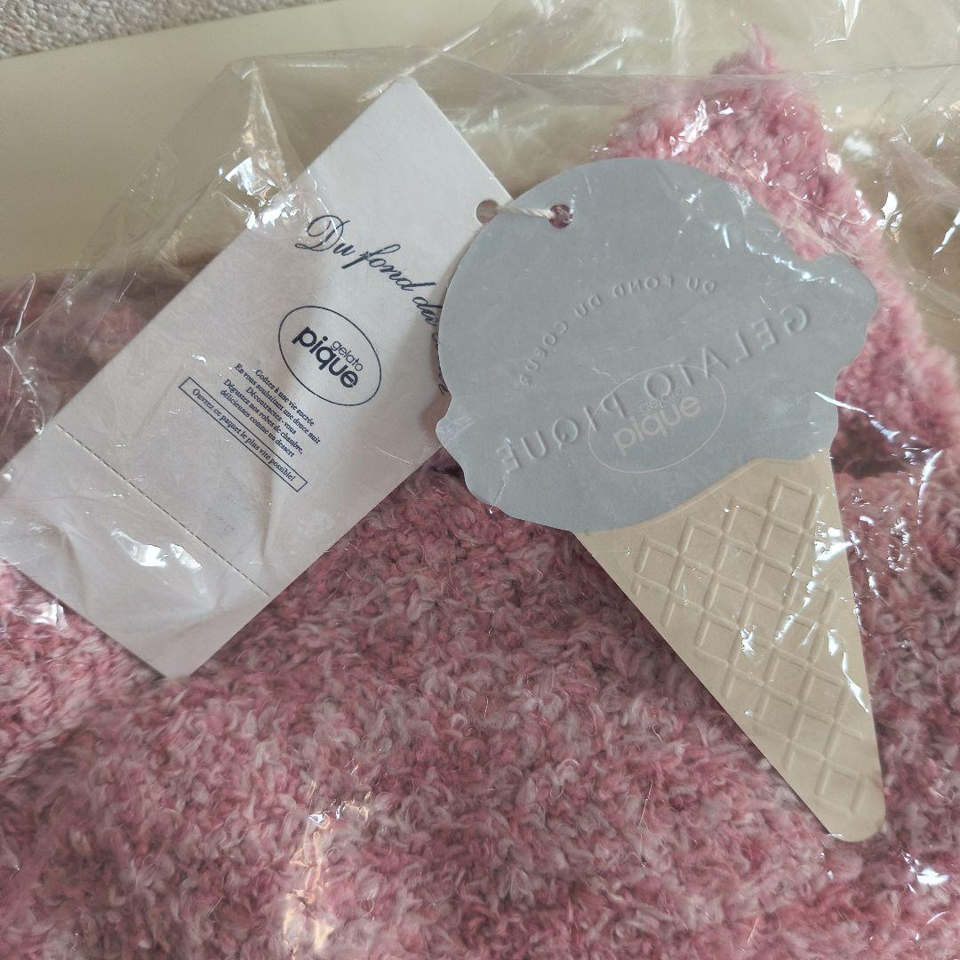 ★新品 ジェラートピケ メランジストロベリージャガードプルオーバー ピンク