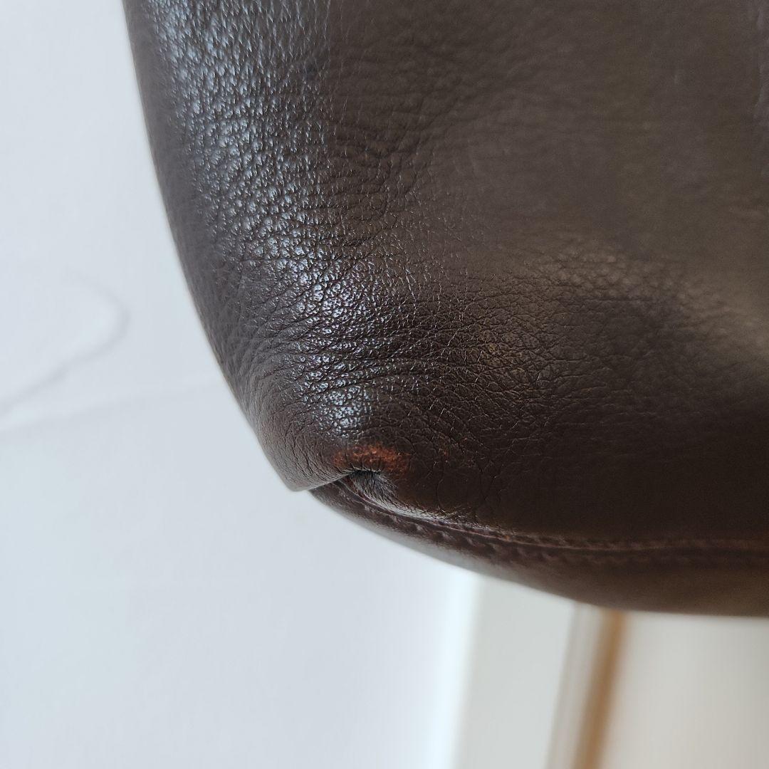 COACH/コーチ レザー×スエード リバーシブルトートバッグ ブラウン A4可