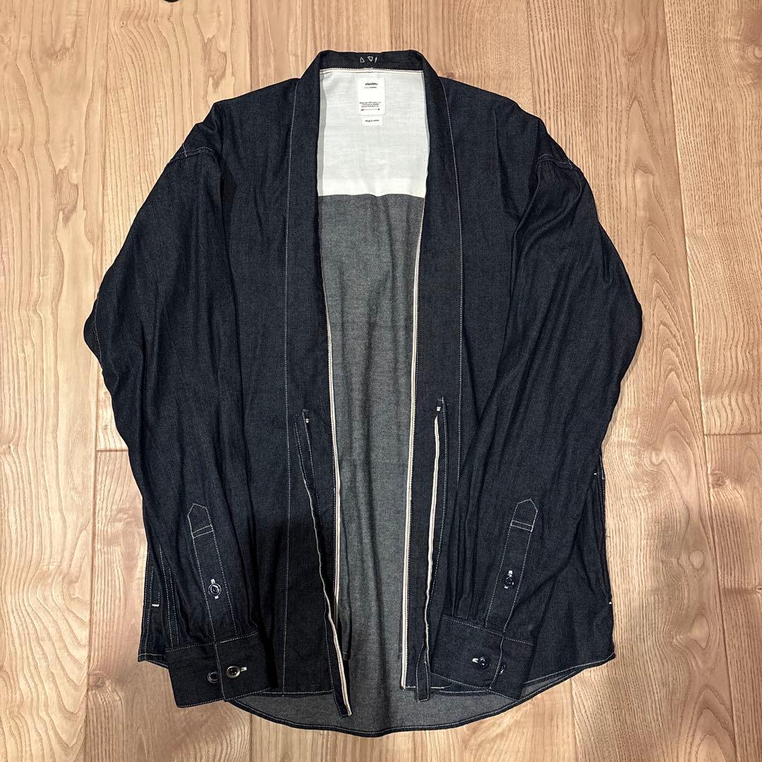 visvim ラモシャツ　ハカマ　デニム　3