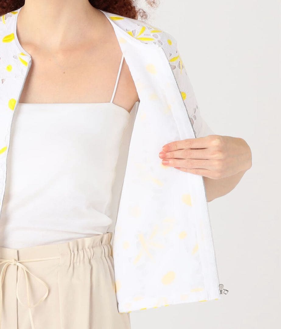 新品タグ付き/トゥモローランド/デイジーポップジップアップブラウス