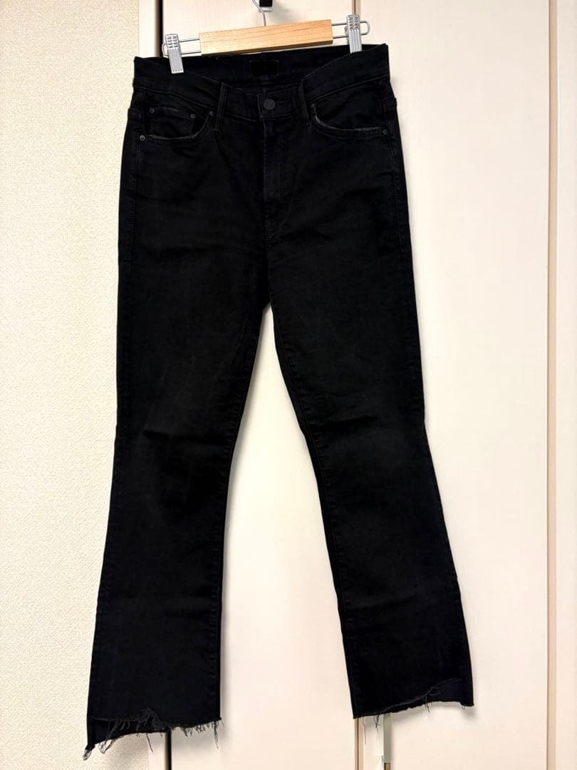 Deuxieme Classe MOTHER INSIDER CROP デニム黒
